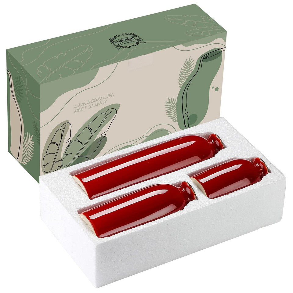 LAVAC | Artisan Red Ceramic Set